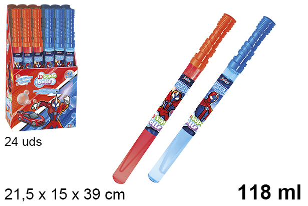 Espada pompas jabón Héroes 118 ml