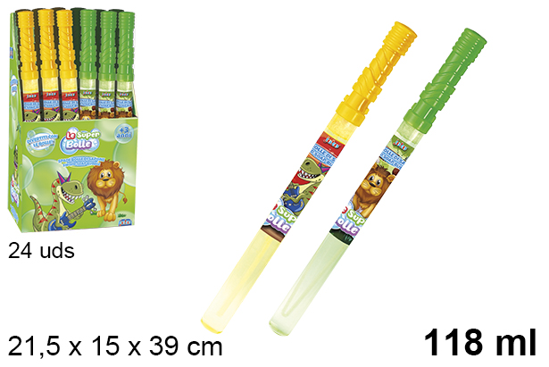 Espada pompas jabón Dinosaurios 118 ml