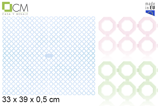 Plastic draining rack pastel colors 33x39 cm