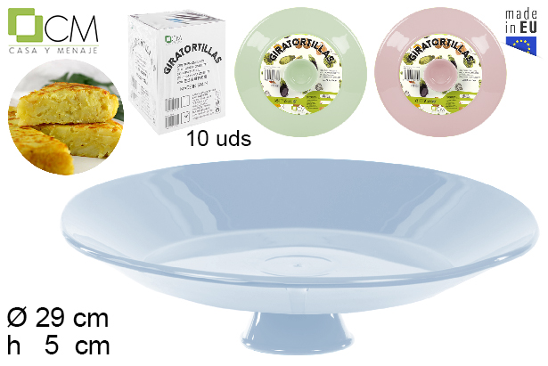 Omelette turner pastel colors 29 cm