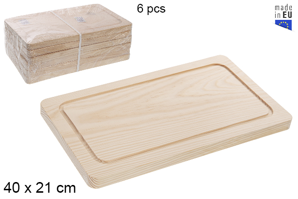 Tabla madera churrasco 40x21 cm