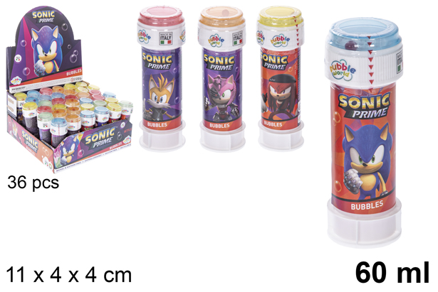 Tubo pompas jabón Sonic prime 60 ml
