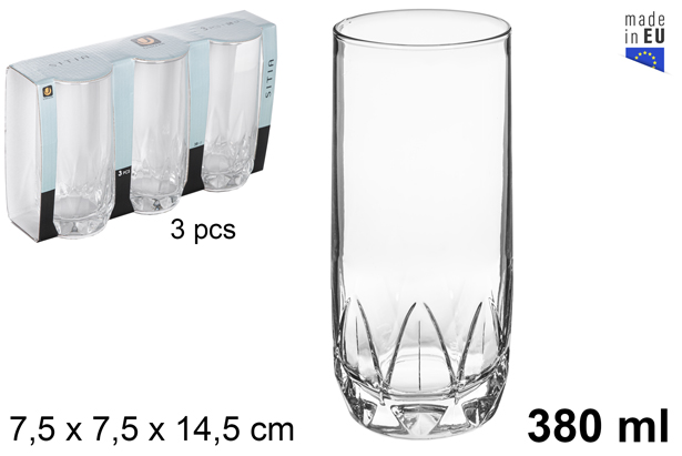 Sitia glass water glass 380 ml