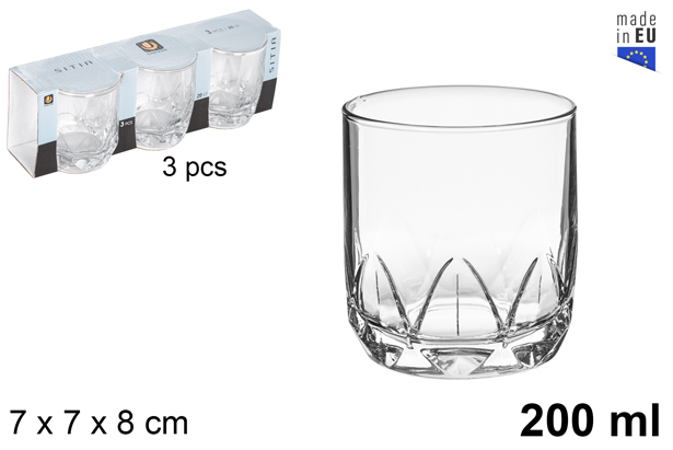 Vaso cristal vino Stia 200 ml
