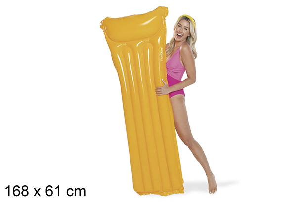 Matelas gonflable orange 168x61 cm