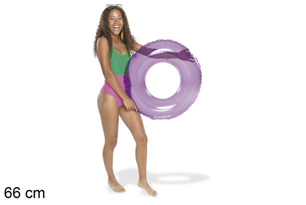 Galleggiante gonfiabile viola 66 cm