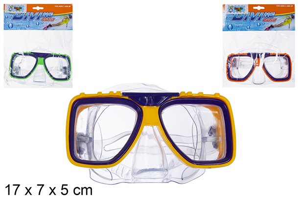 Occhialini sub colori assortiti
