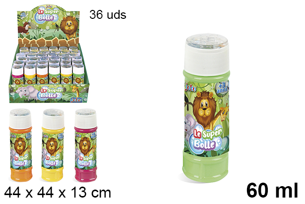 Flacon bulles de savon Jungle 60 ml