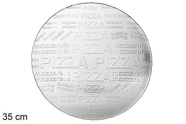Sous plaque de verre Pizza 35 cm