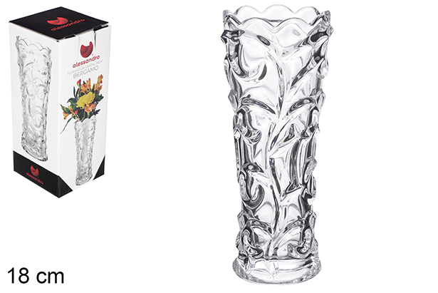 Florero cristal Bérgamo 18 cm