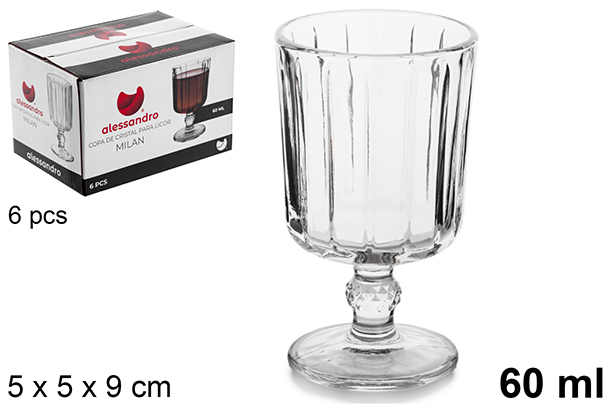 Copo de licor Milan 60 ml