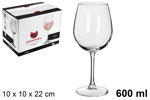 Copa cristal vino King 600 ml