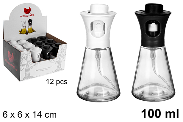 Anti-drip glass oil bottle 100 ml