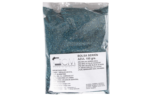 Blue sawdust bag 100 gr.