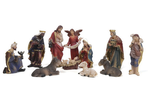 Presepe di Natale 11 pezzi 9 cm