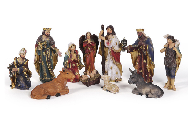 Presépio de Natal 11 peças 15 cm