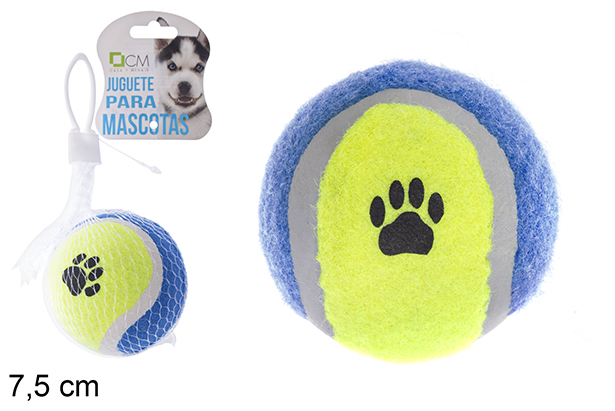 Pelota para mascotas 7,5 cm