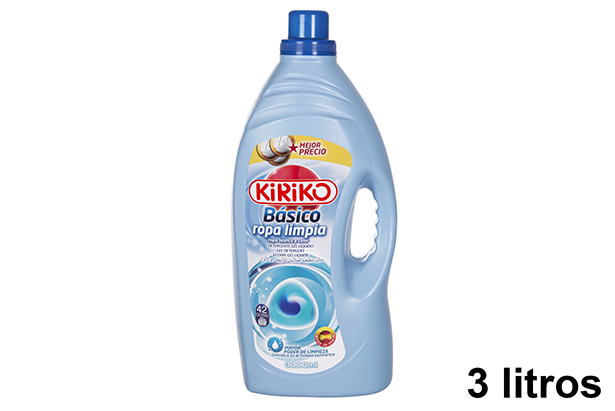 Detergente líquido básico Ropa limpia 3 l.