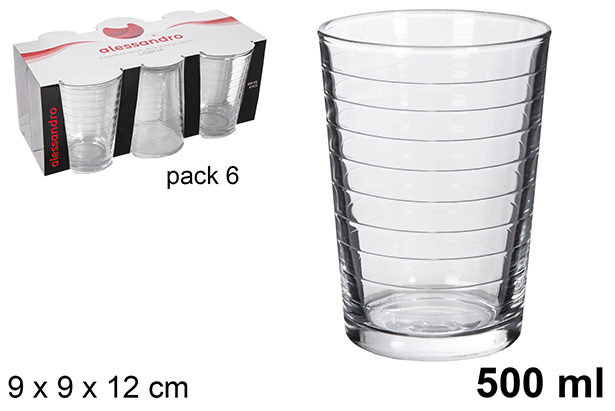 Vaso cristal sidra Lisboa 500 ml