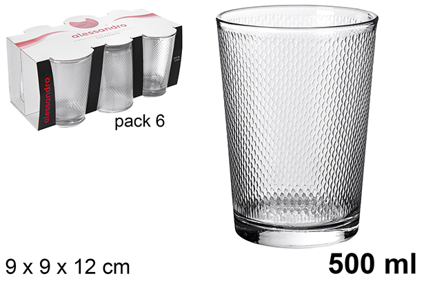 [120851] Diamante cider glass glass 500 ml