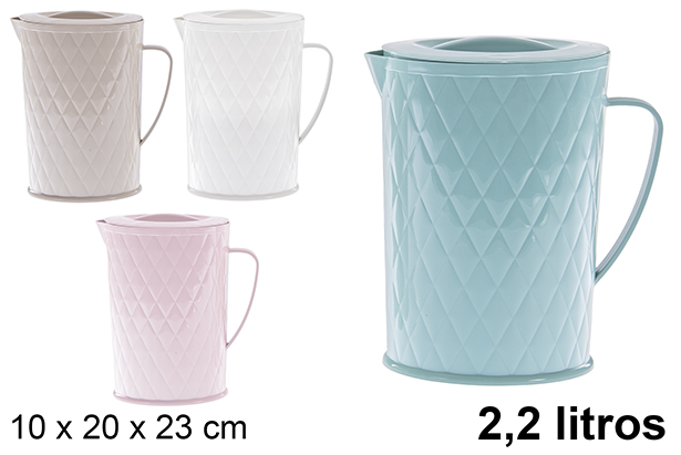 Carafe à eau en plastique Armoni 2,2 l.