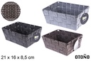 Cesta nylon colores Otoño 21x16x8,5 cm
