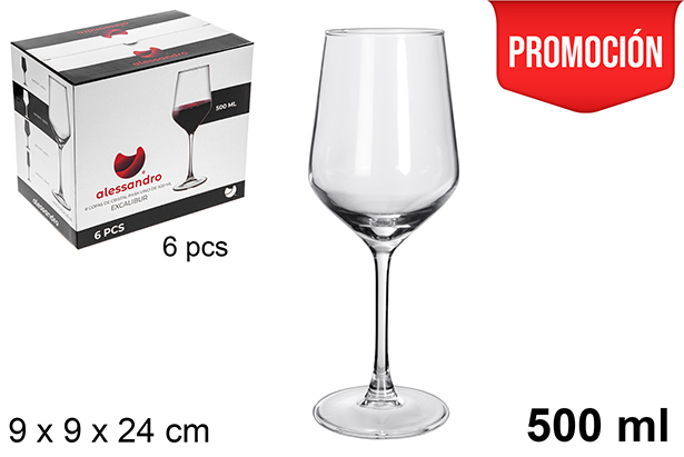 [121072] Copo de vinho Excalibur 500 ml