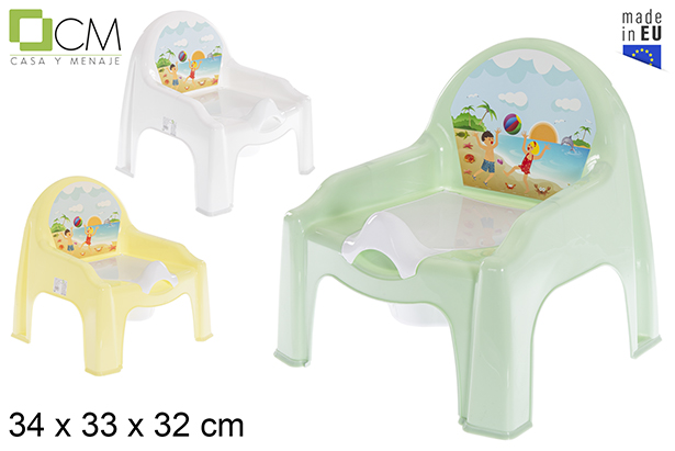 [121161] Vasino per bambini con disegno infantile dai colori tenui