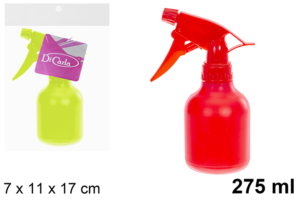 [121261] Plastic bottle with sprayer opaque colors 275ml