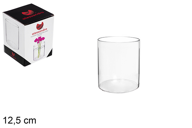 [121279] Borosilicate vase 12,5 cm