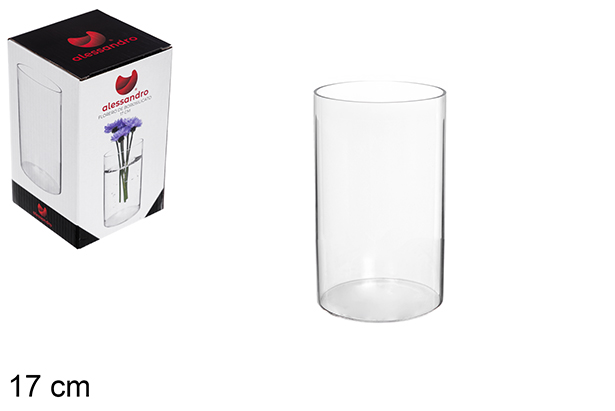 Vase en borosilicate 17 cm