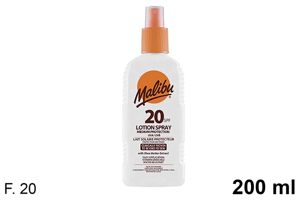 Malibu Sun protection lotion F.20 200 ml