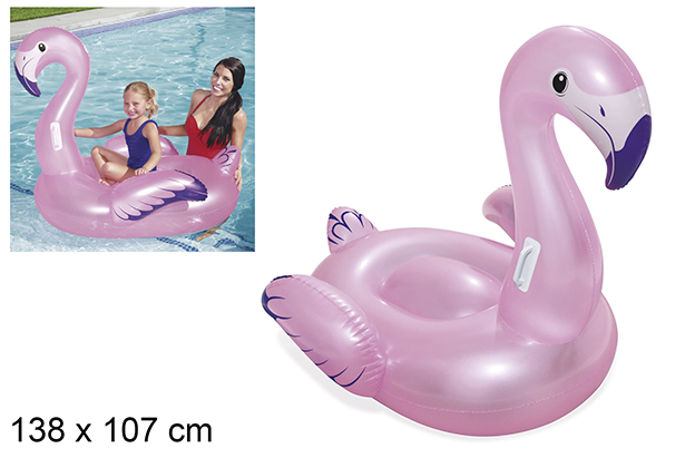 [121417] Flamenco inflatable mattress 138x107 cm
