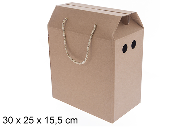 Scatola natalizia in cartone 30x25 cm