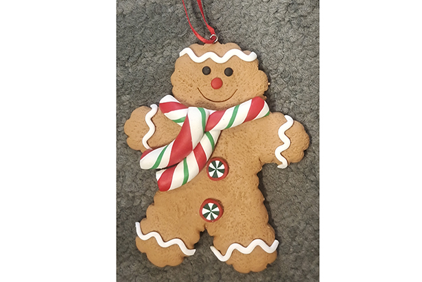 Ciondolo biscotto di Natale 8 cm