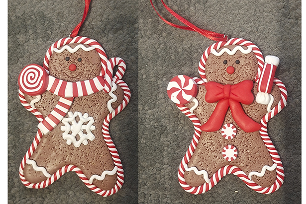 Christmas cookie pendant assortment 8 cm