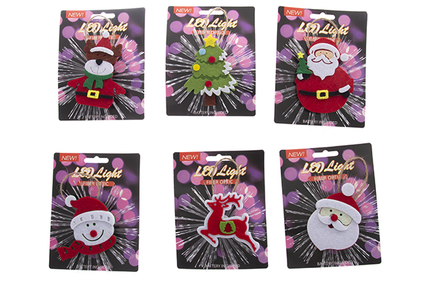 Figura Navidad surtida con luz LED