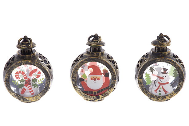 Lampara Navidad decorada surtida con luz LED