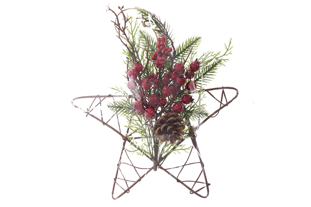 [121875] Colgante estrella Navidad 28 cm