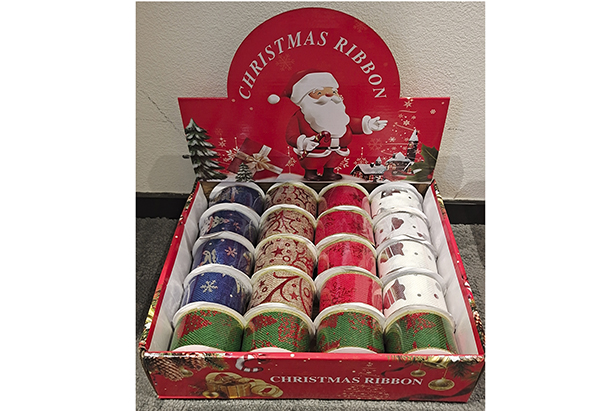 Christmas decorated ribbon 270x5 cm