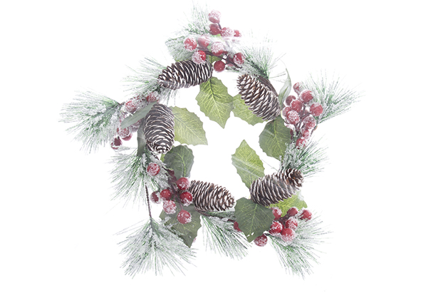 Corona Navidad 30 cm