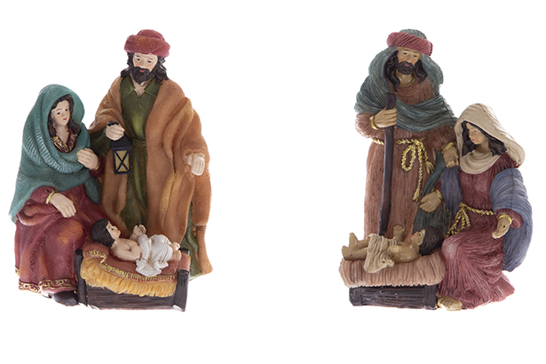 Nacimiento resina 3 piezas 16 cm