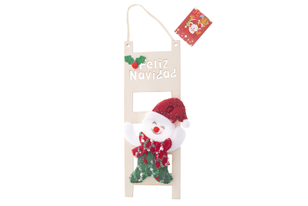Scaletta Babbo Natale  27x10 cm