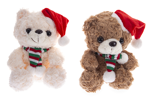 Peluche de Noël renne/chien assorti 23 cm