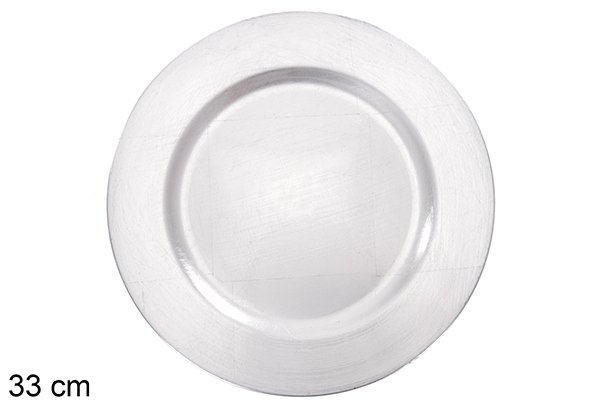 [122347] Prata fosca sob placa 33 cm