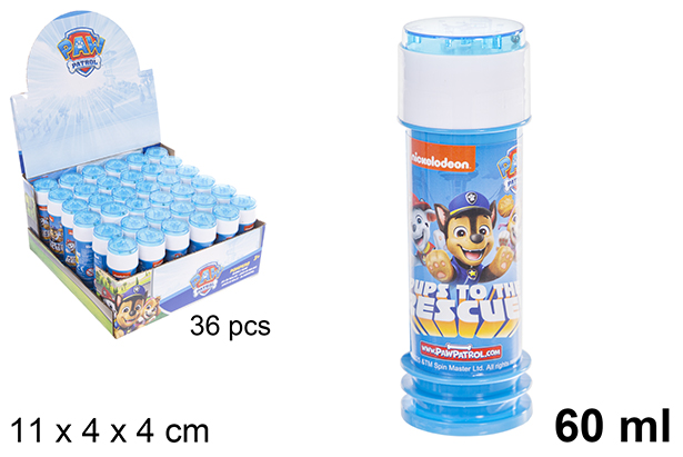 Bolle di sapone Paw Patrol 60 ml