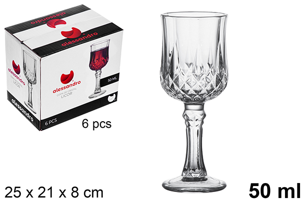[122519] Bicchiere liquore in vetro 50 ml
