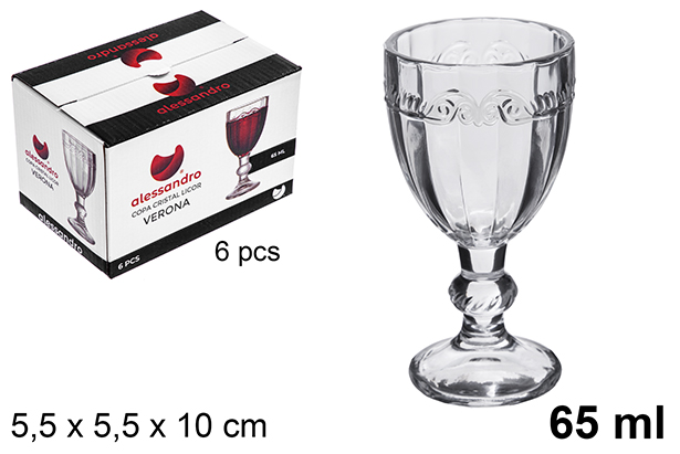 [122549] Copo de licor Verona 65 ml