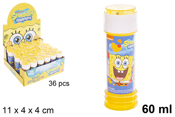 Tubo pompas jabón Bob Esponja 60 ml