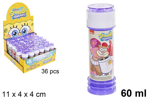 Tubo pompas jabón Arenita-Bob Esponja 60 ml